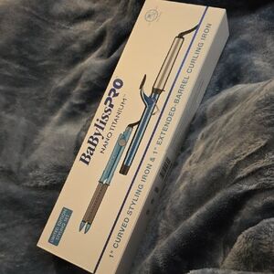BaBylissPRO Nano Titanium Curved Styling Iron - Blue